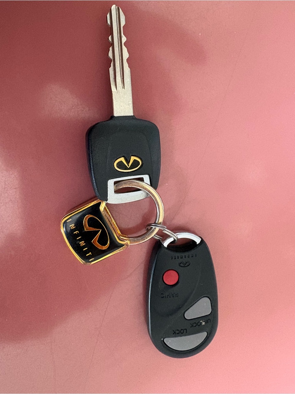 Infiniti Key Fob Gold Logo Charm